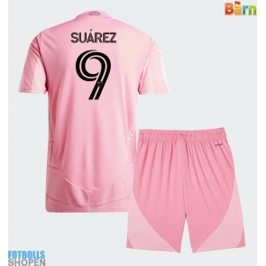 Billiga Inter Miami Luis Suarez #9 Hemmatröja Barn 2026-27 Kortärmad (+ Korta byxor)